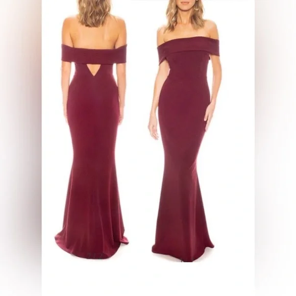 open lace back dress Navy Tulle Starry Night Off The Shoulder Prom Dresses, CP0690 US10 / Custom Color(Leaving A note) main image 0